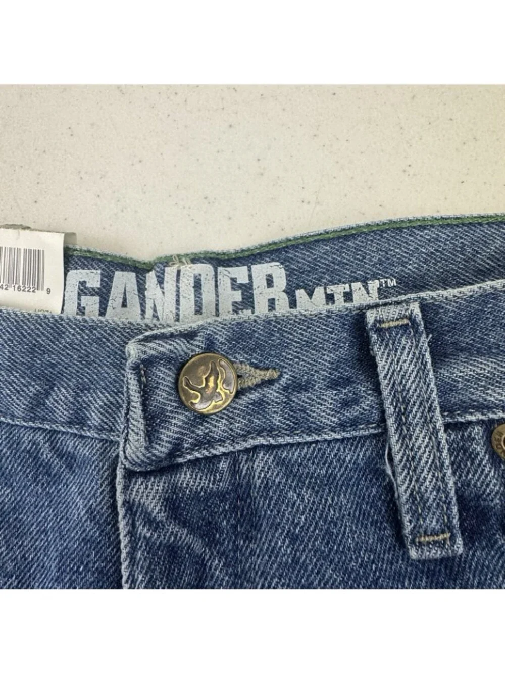 Gander Mountain Flannel Lined Jeans 36x34 Medium Wash Denim MGMFLND